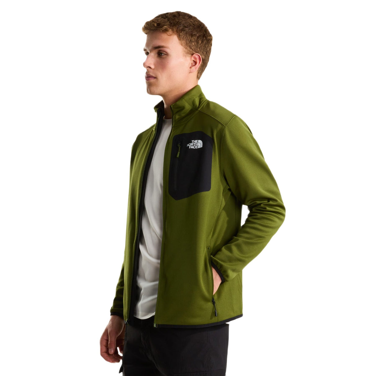 The North Face Men's Crest Full Zip Fleece Jacket Woodland Green/TNF Black / Small-Woodland Green/TNF Black / Medium-Woodland Green/TNF Black / Large-Woodland Green/TNF Black / X-Large-TNF Black / Small - 53 Degrees North
