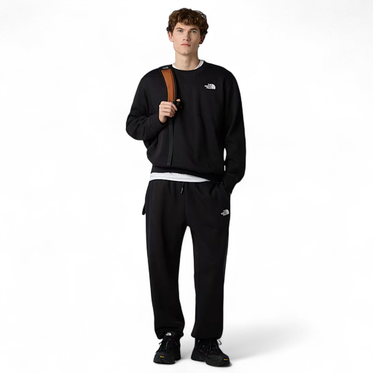 The North Face Men's Essential Relaxed Crew TNF Light Grey Heather / Small-TNF Light Grey Heather / Medium-TNF Light Grey Heather / Large-TNF Light Grey Heather / X-Large-TNF Light Grey Heather / XX-Large - 53 Degrees North