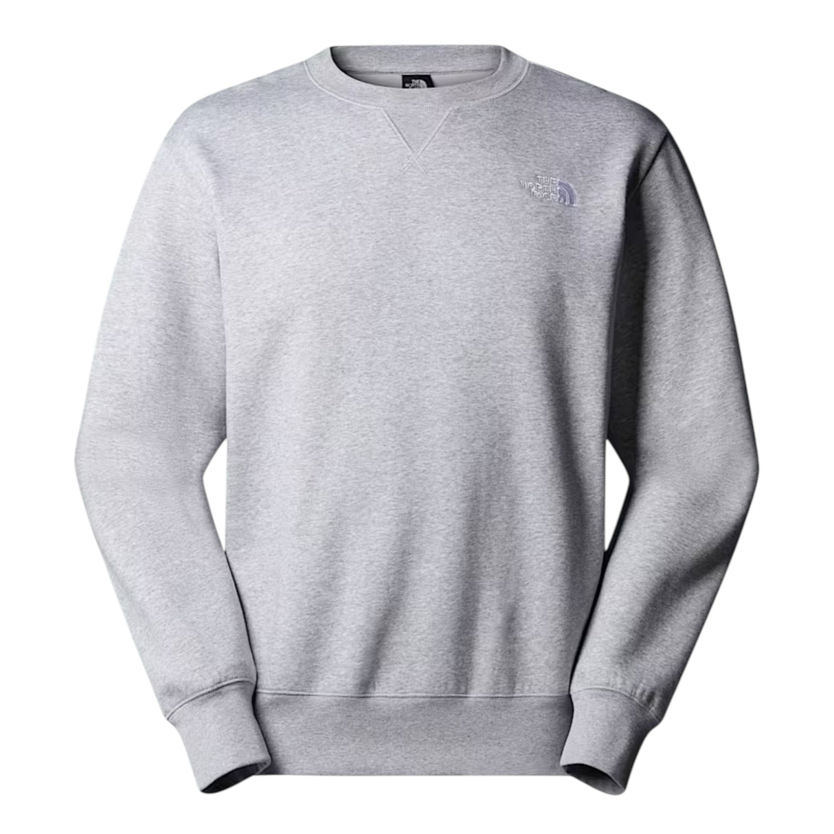 The North Face Men's Essential Relaxed Crew TNF Light Grey Heather / Small-TNF Light Grey Heather / Medium-TNF Light Grey Heather / Large-TNF Light Grey Heather / X-Large-TNF Light Grey Heather / XX-Large - 53 Degrees North