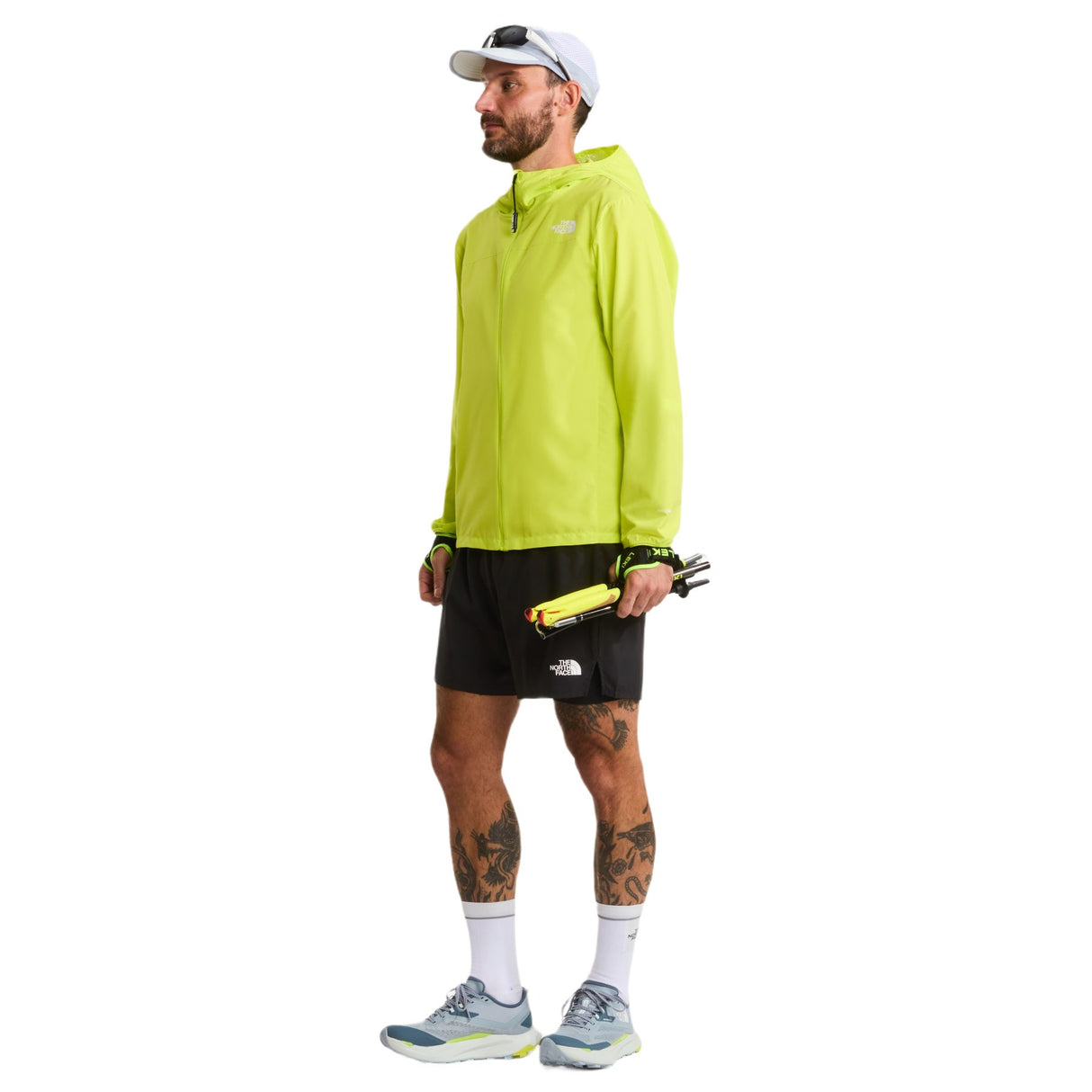 The North Face Men's Fontanales Wind Jacket TNF Black / Small-TNF Black / Medium-TNF Black / Large-TNF Black / X-Large-Fizz Lime / Small - 53 Degrees North