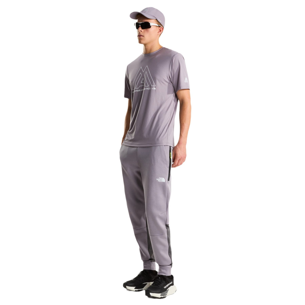 The North Face Men's Mountain Athletics 24/7 T-Shirt Transcendent Grey / Small-Transcendent Grey / Medium-Transcendent Grey / Large-Transcendent Grey / X-Large-TNF Black / Small - 53 Degrees North