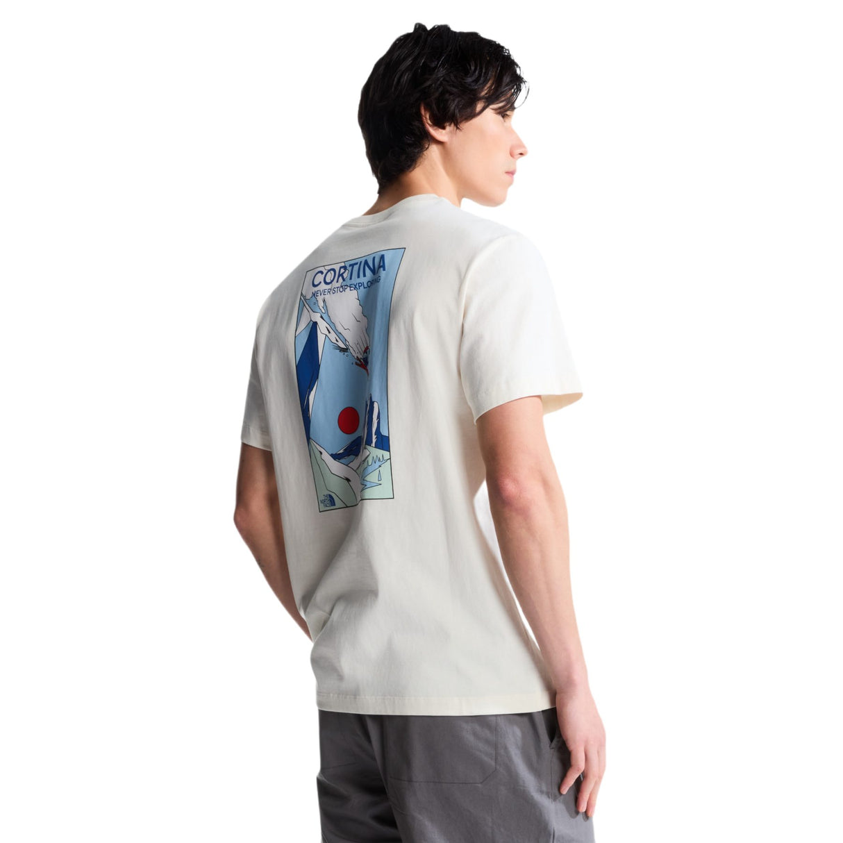 The North Face Men's Mountain Celebration T-Shirt Frost Grey / Small-Frost Grey / Medium-Frost Grey / Large-Frost Grey / X-Large-White Dune / Small - 53 Degrees North