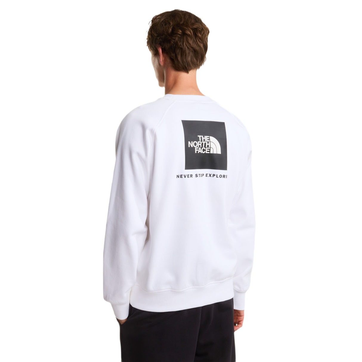 The North Face Men's Raglan Box NSE Crew Shirt TNF White / Small-TNF White / Medium-TNF White / Large-TNF White / X-Large-TNF White / XX-Large - 53 Degrees North