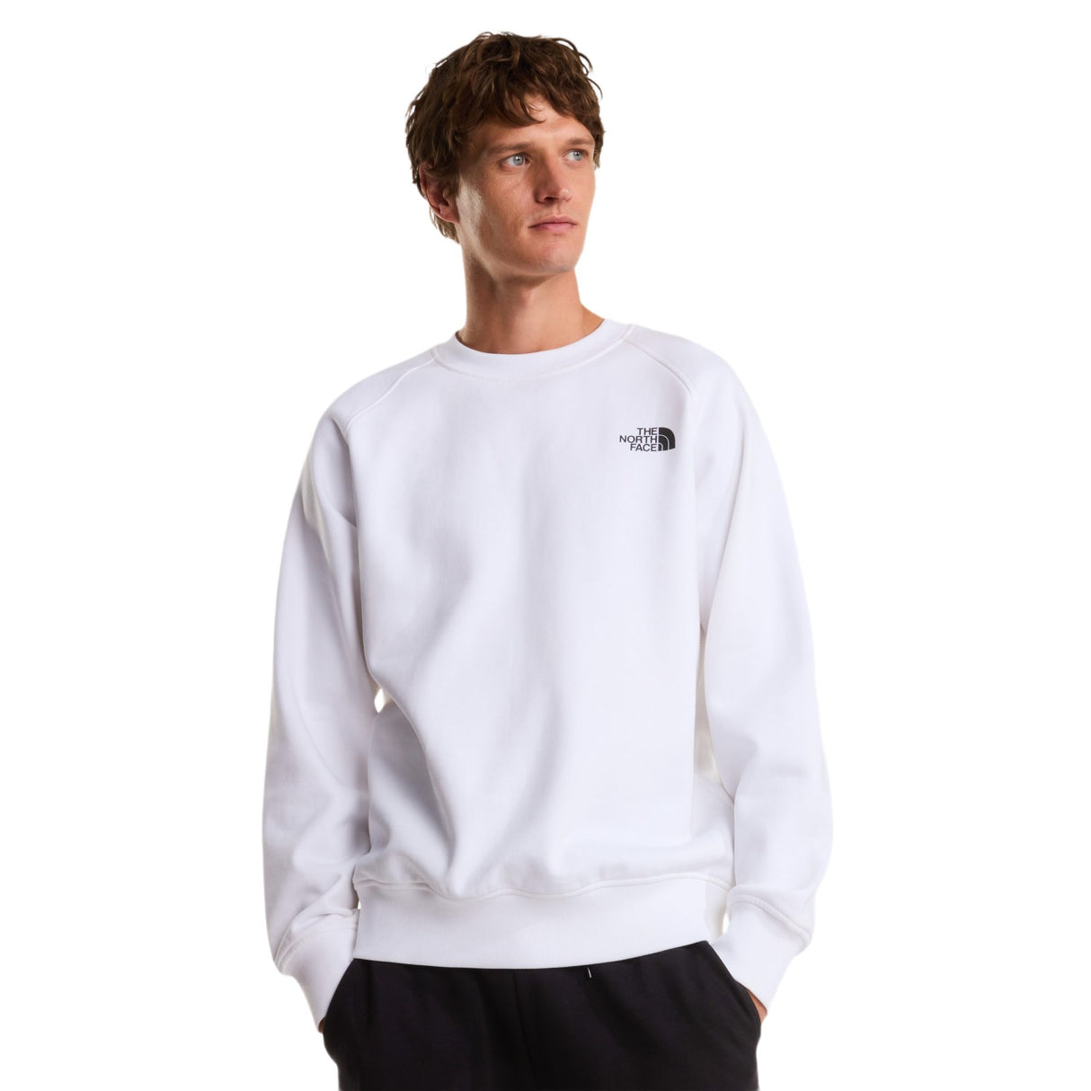 The North Face Men's Raglan Box NSE Crew Shirt TNF White / Small-TNF White / Medium-TNF White / Large-TNF White / X-Large-TNF White / XX-Large - 53 Degrees North