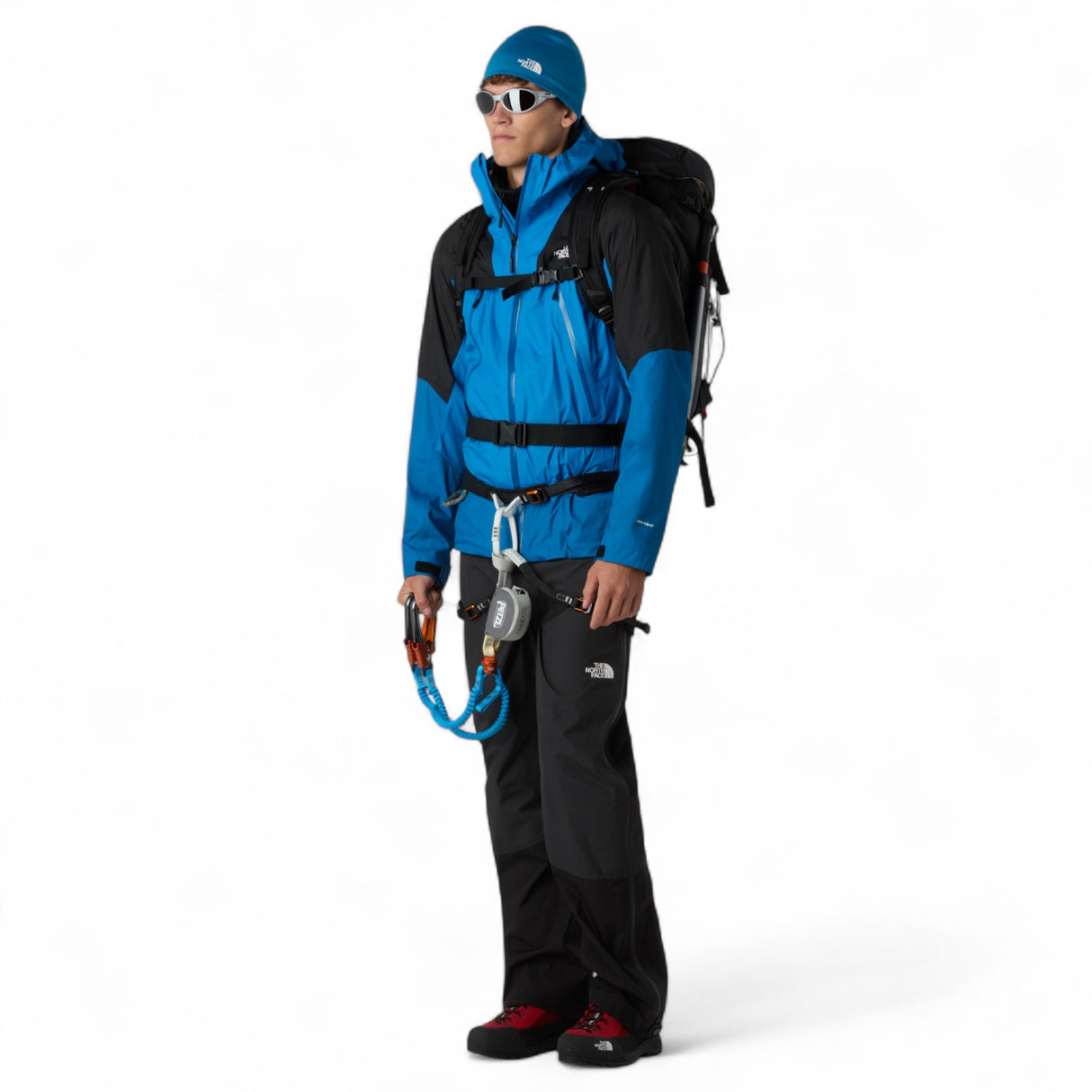 The North Face Men's Signal 2.5L DryVent Waterproof Jacket Skyline Blue/Adriatic Blue / Small-Skyline Blue/Adriatic Blue / Medium-Skyline Blue/Adriatic Blue / Large-Skyline Blue/Adriatic Blue / X-Large-Lava Red/Iron Clay/TNF Black / Small - 53 Degrees North