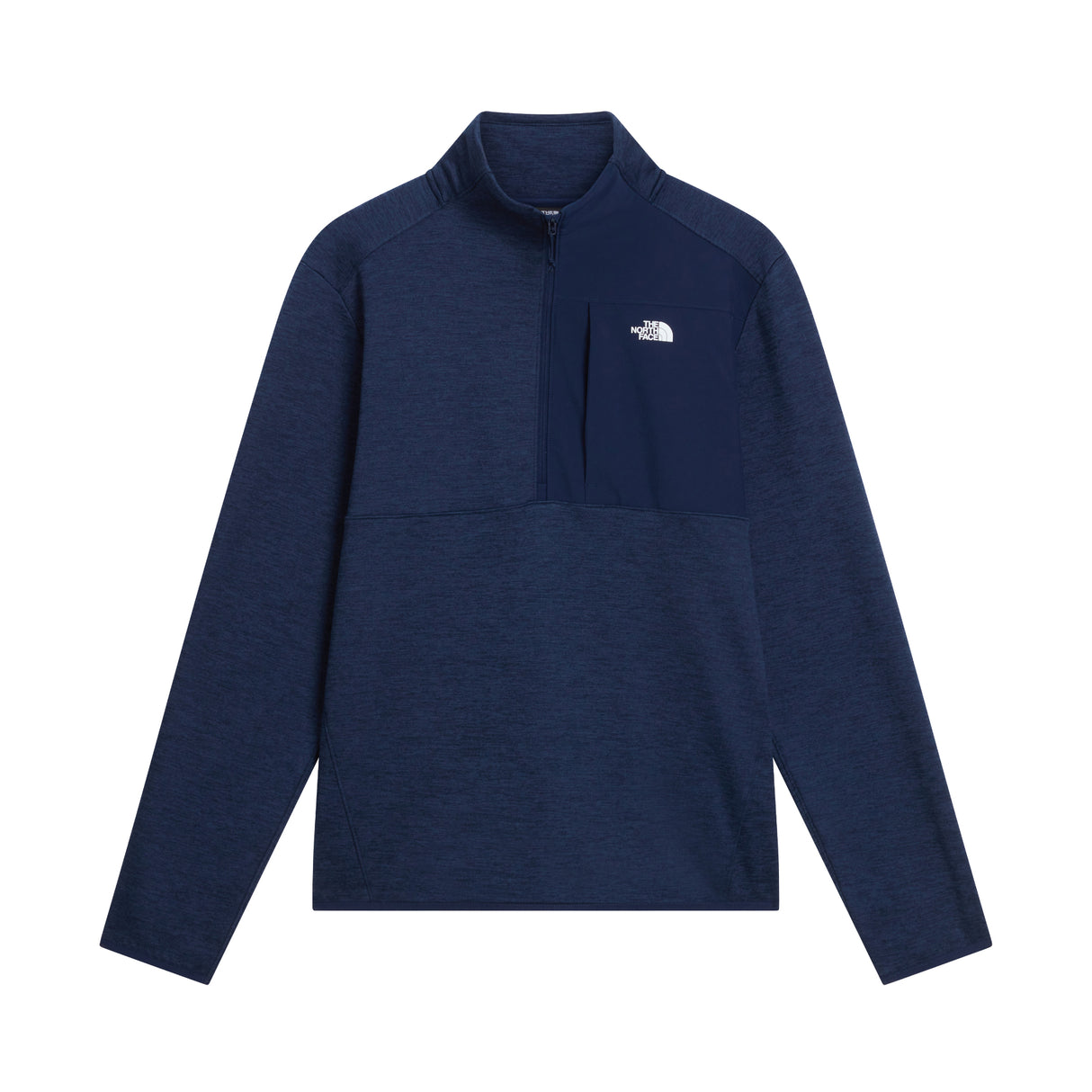 The North Face Men's TNF Performance 1/4 Zip Fleece Sweater Summit Navy Dark Heather / Small - 53 Degrees North