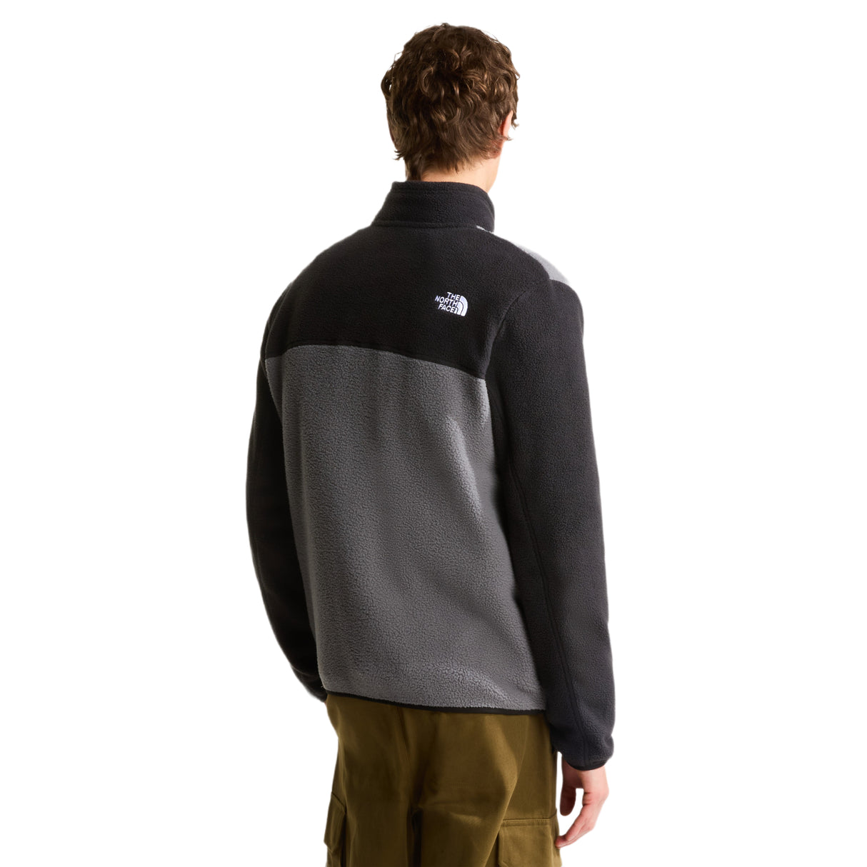 The North Face Men's Yumiori Full Zip Fleece Jacket Smoked Pearl/TNF Black / Small - 53 Degrees North