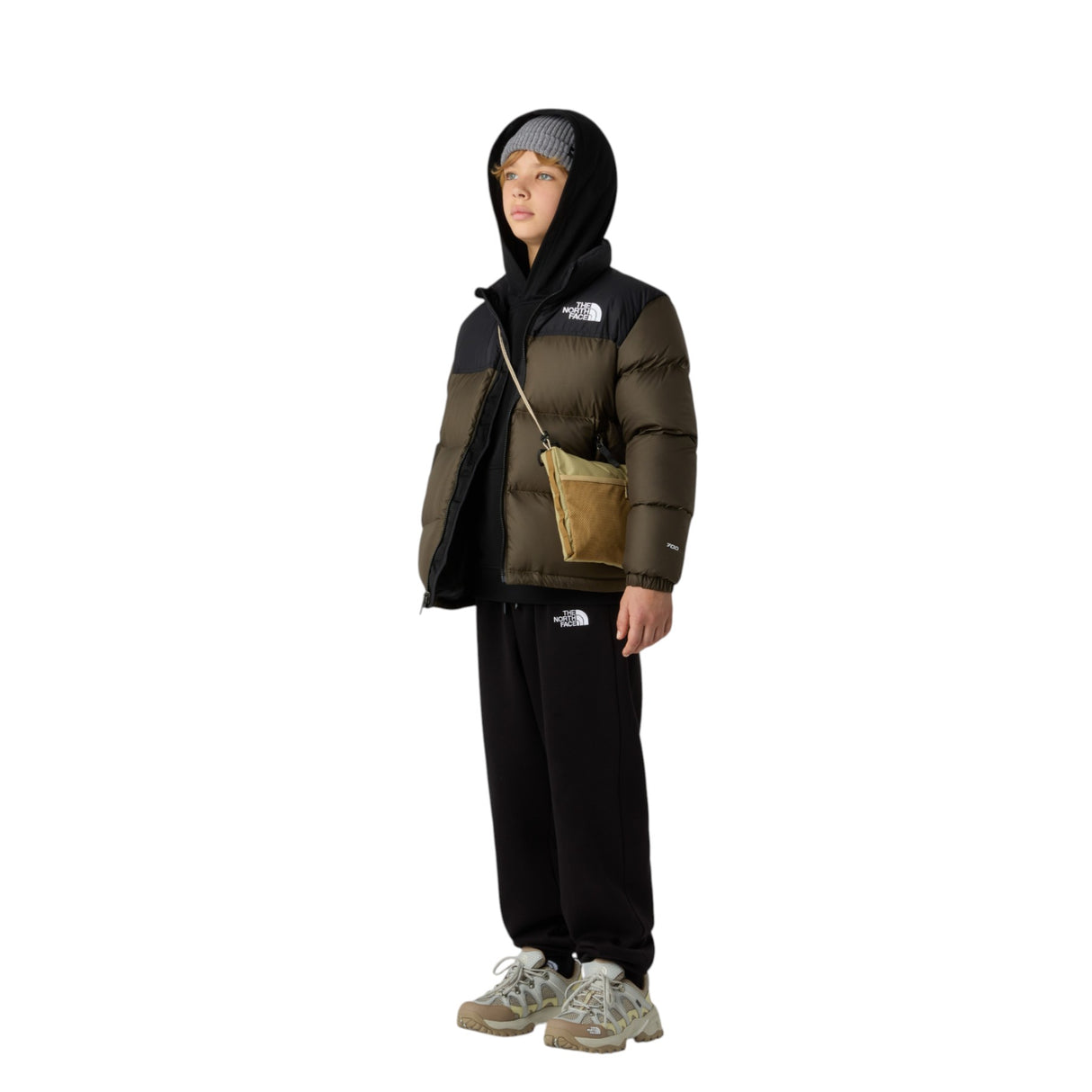The North Face Teen 1996 Retro Nuptse Jacket New Taupe Green / Age 5-6-New Taupe Green / Age 7-8-New Taupe Green / Age 9-10-New Taupe Green / Age 11-12-New Taupe Green / Age 14-16 - 53 Degrees North