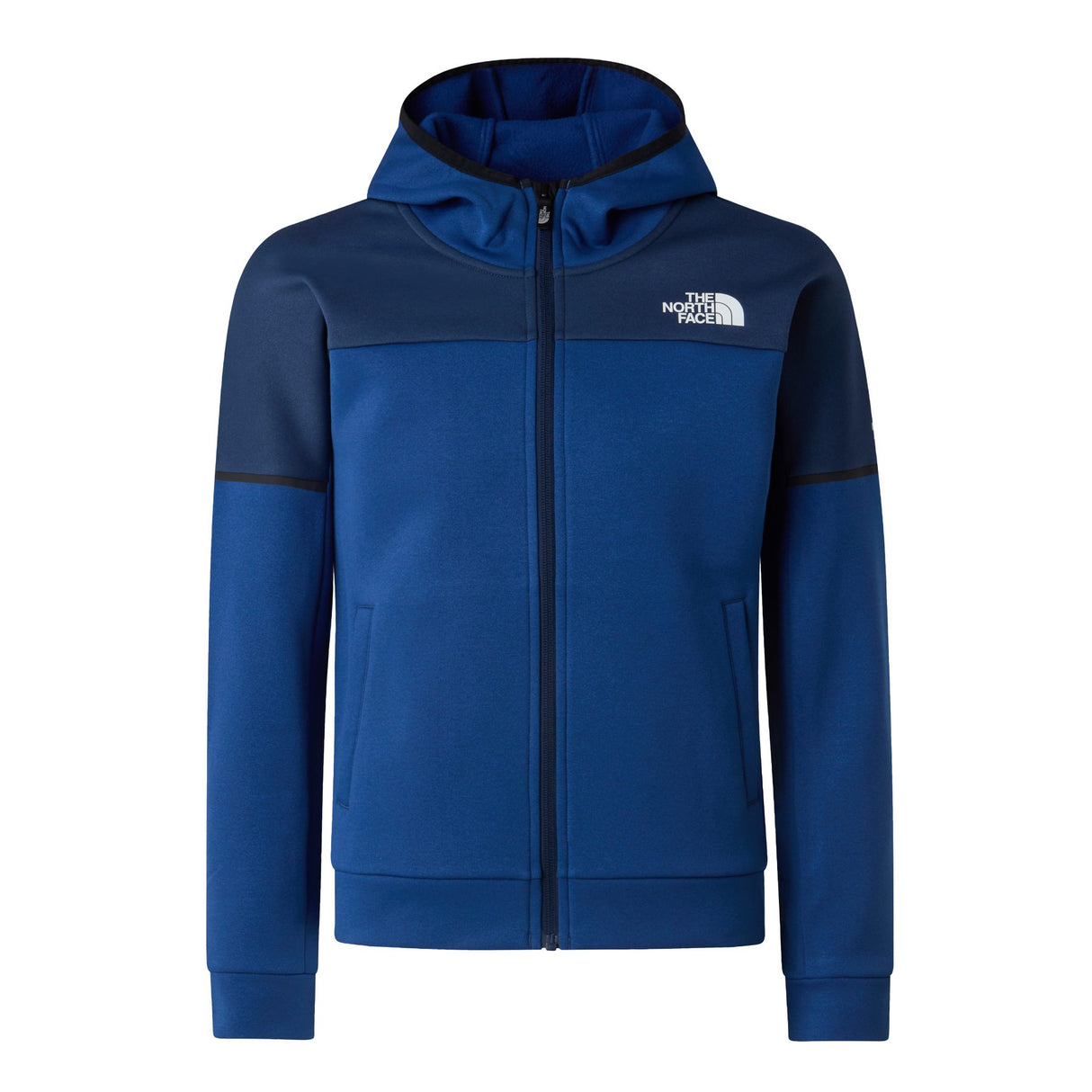 The North Face Teen Mountain Athletics Full Zip Hoodie Summit Navy/Estate Blue / Age 7-8-Summit Navy/Estate Blue / Age 10-Summit Navy/Estate Blue / Age 12-Anthracite Grey/Transcendent Grey / Age 7-8-Anthracite Grey/Transcendent Grey / Age 10 - 53 Degrees North