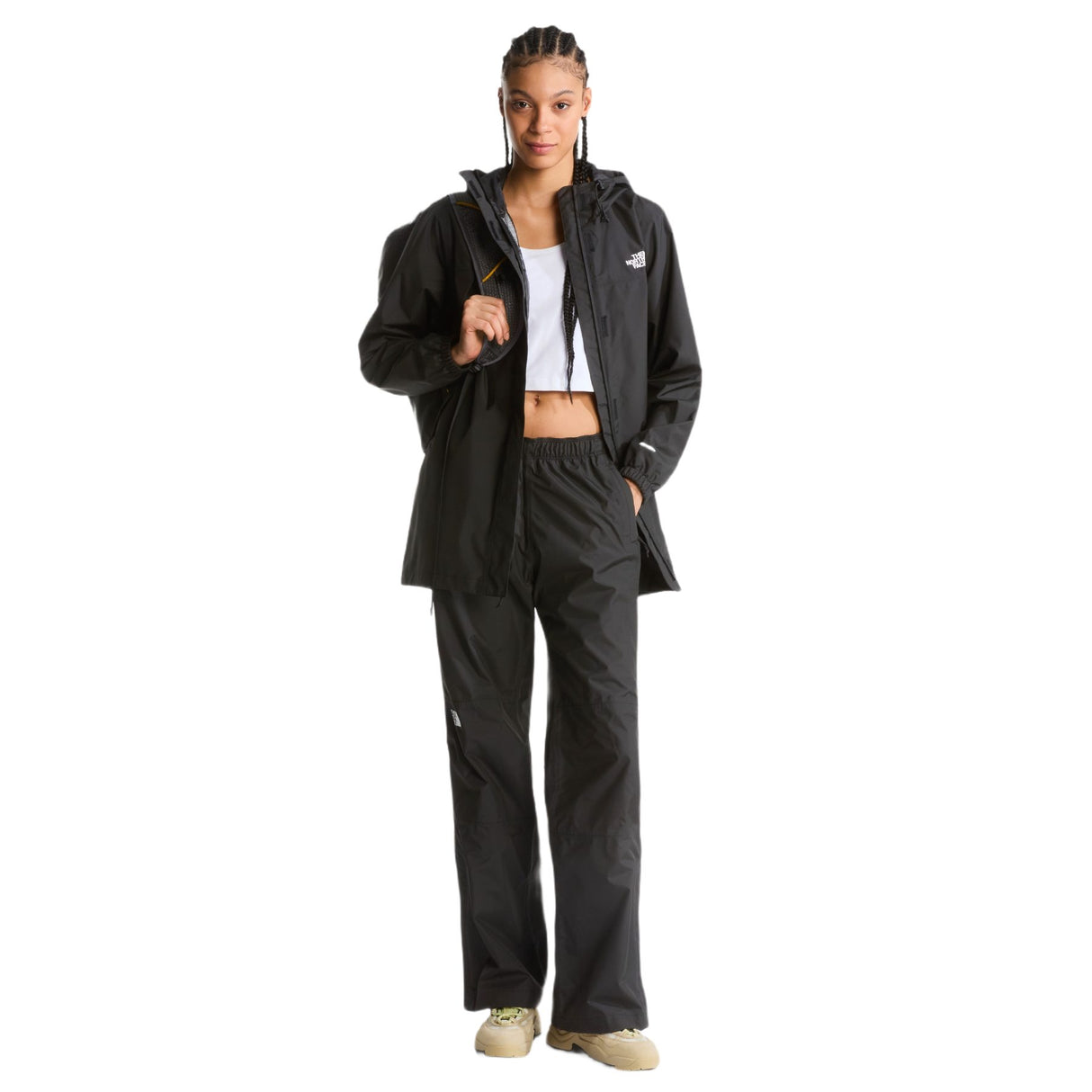 The North Face Women's Antora Rain Parka TNF Black / X-Small-TNF Black / Small-TNF Black / Medium-TNF Black / Large-TNF Black / X-Large - 53 Degrees North