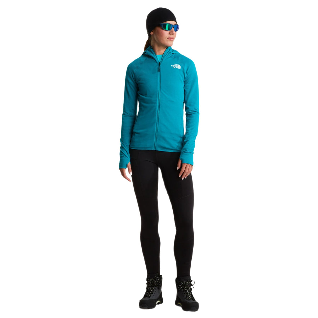 The North Face Women's Bolt Polartec Hoodie Deep Teal / X-Small-Deep Teal / Small-Deep Teal / Medium-Deep Teal / Large-Deep Teal / X-Large - 53 Degrees North