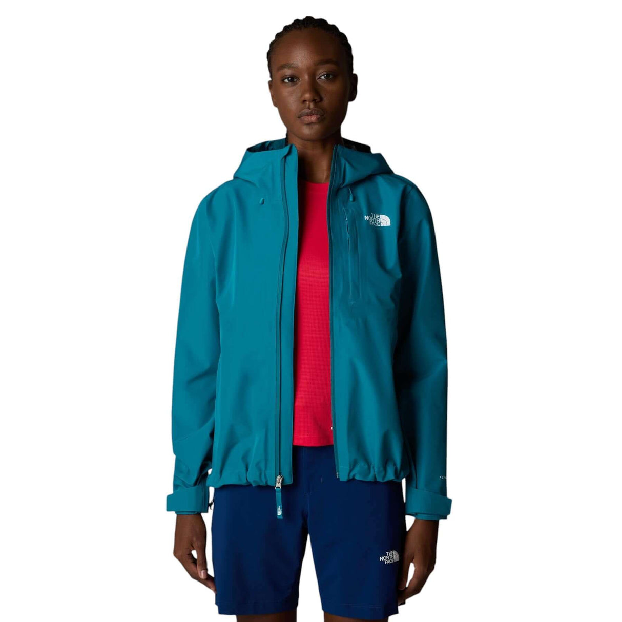 The North Face Women's Dryzzle Futurelight 2 Waterproof Jacket River Ice / X-Small-River Ice / Small-River Ice / Medium-River Ice / Large-River Ice / X-Large - 53 Degrees North