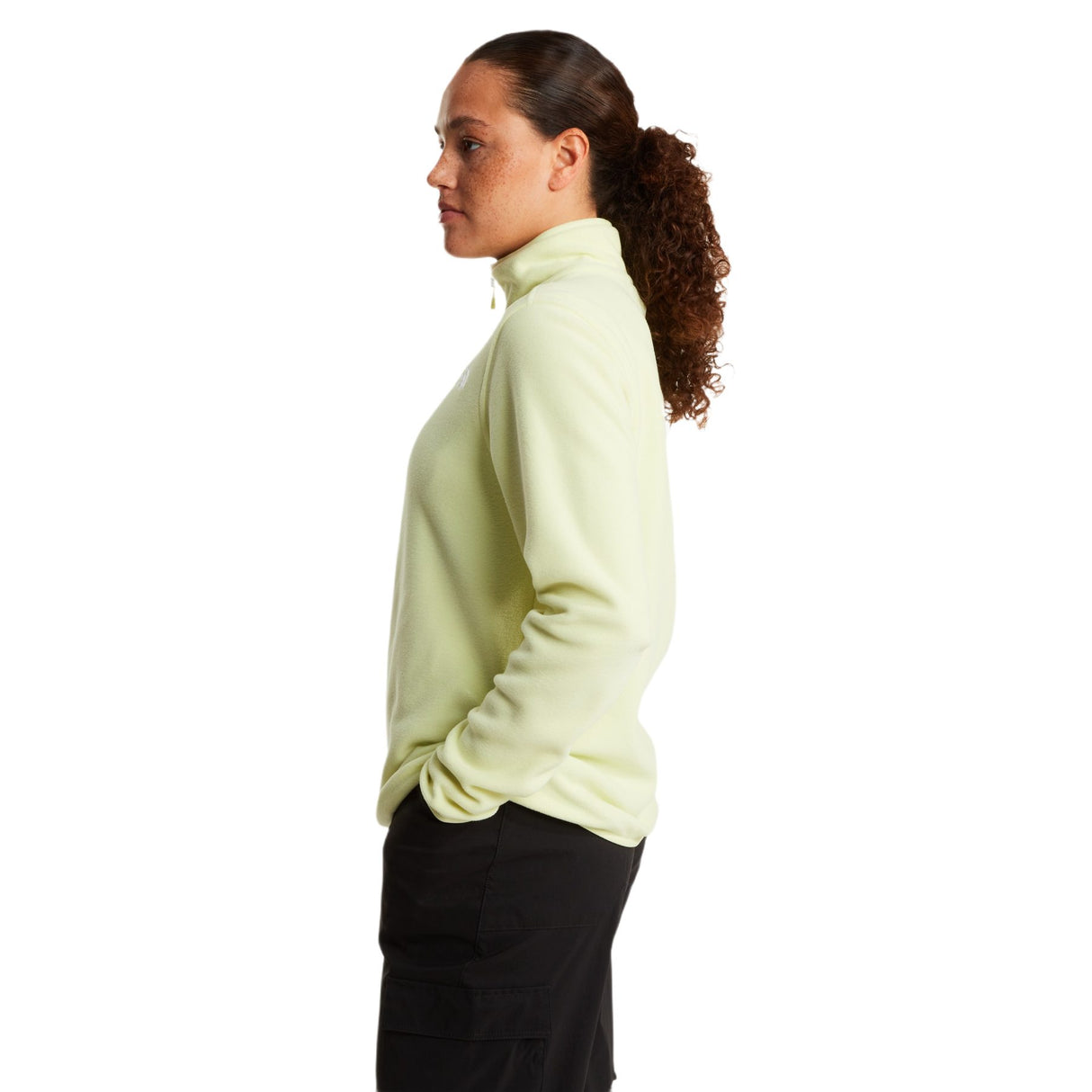 The North Face Women's Glacier 1/4 Zip Fleece Hushed Lavender / X-Small-Hushed Lavender / Small-Hushed Lavender / Medium-Hushed Lavender / Large-Hushed Lavender / X-Large - 53 Degrees North