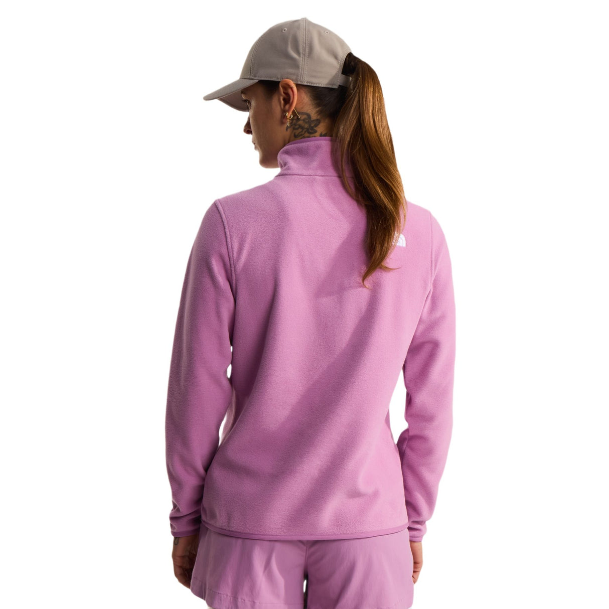 The North Face Women's Glacier 1/4 Zip Fleece Hushed Lavender / X-Small-Hushed Lavender / Small-Hushed Lavender / Medium-Hushed Lavender / Large-Hushed Lavender / X-Large - 53 Degrees North