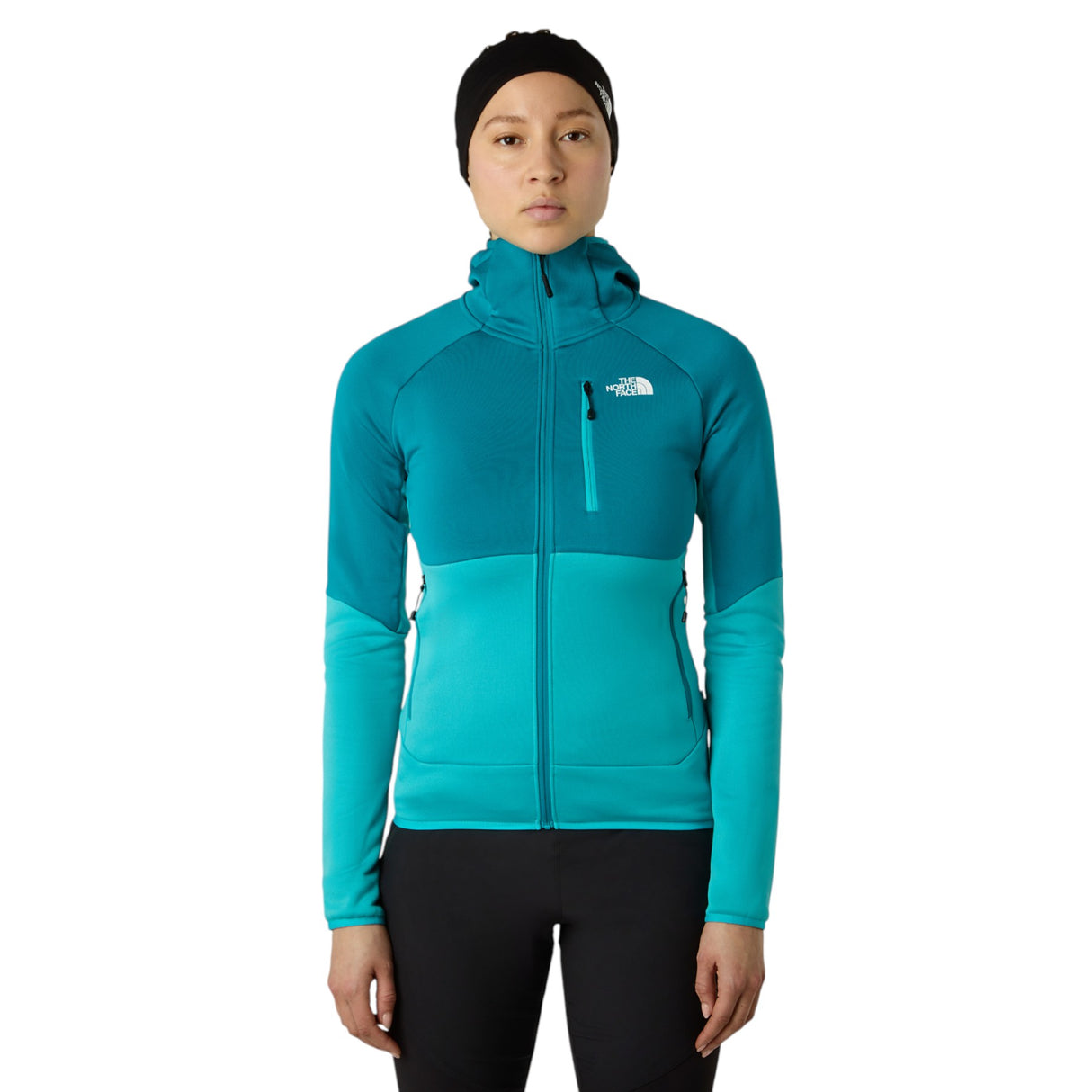 The North Face Women's Meteora Full Zip Fleece Galactic Blue/Deep Teal / Small-Galactic Blue/Deep Teal / Medium-Galactic Blue/Deep Teal / Large-Galactic Blue/Deep Teal / X-Large - 53 Degrees North