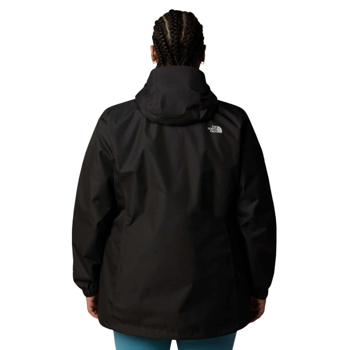 The North Face Women's Quest Plus Waterproof Jacket TNF Black/Foil Grey / 1X-TNF Black/Foil Grey / 2X-TNF Black/Foil Grey / 3X - 53 Degrees North