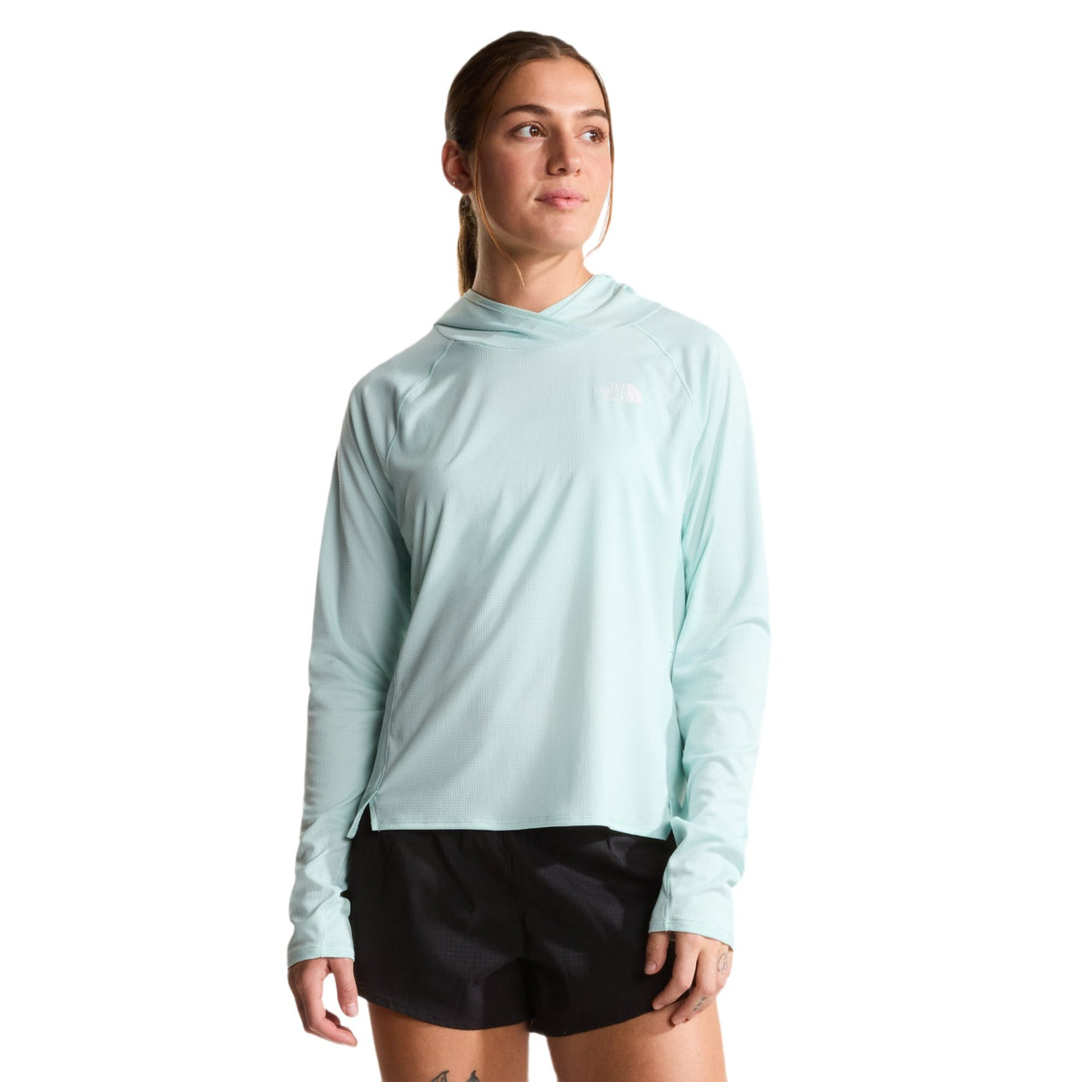 The North Face Women's Sunriser Hooded Sweatshirt Opal Frost / X-Small-Opal Frost / Small-Opal Frost / Medium-Opal Frost / Large-Opal Frost / X-Large - 53 Degrees North