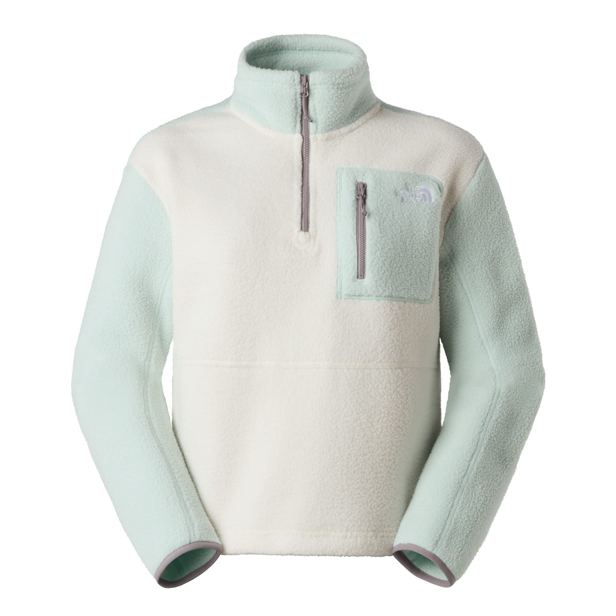 The North Face Women's Yumiori 1/4 Zip Fleece White Dune/Opal Frost / X-Small - 53 Degrees North