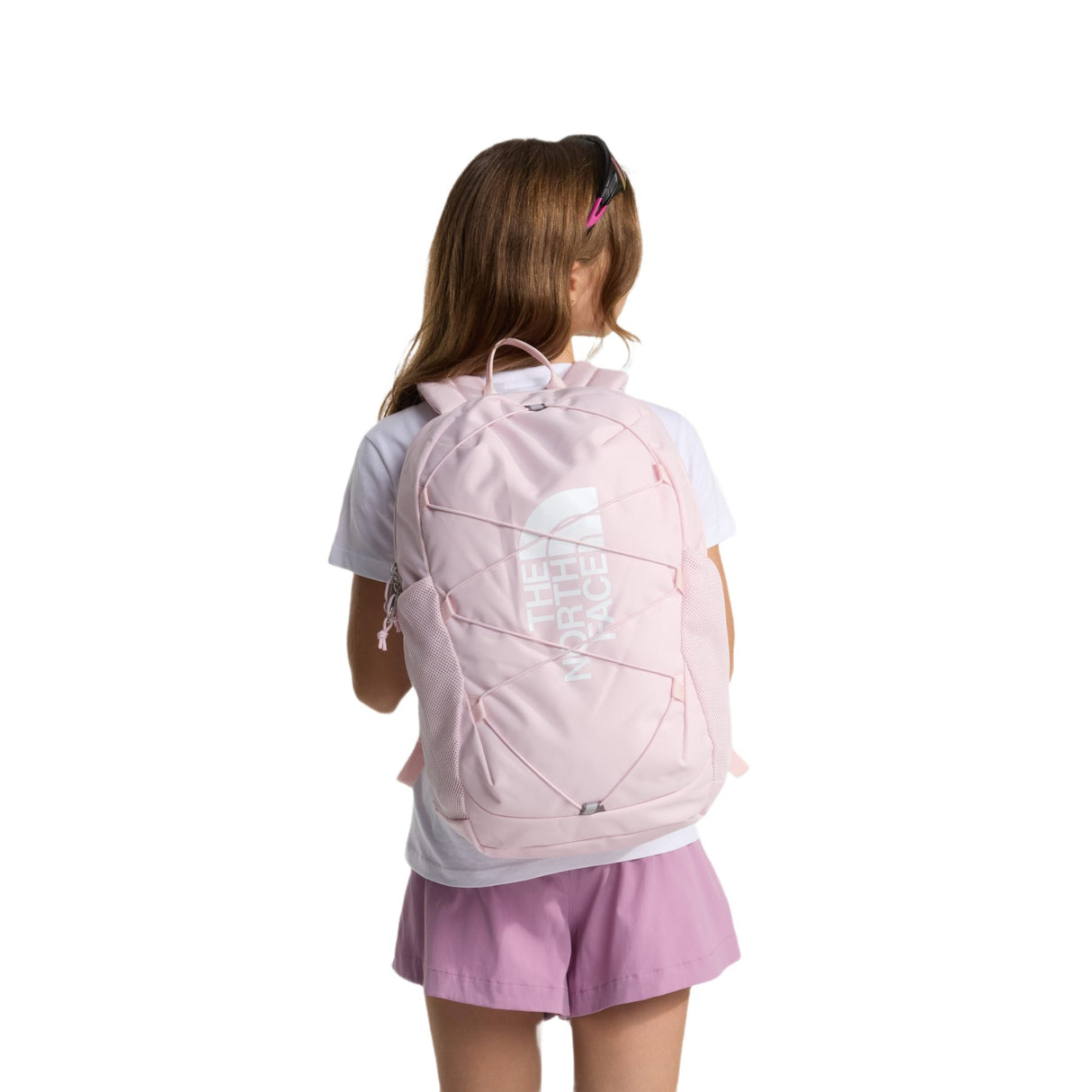 The North Face Youth Court Jester Backpack Pale Blossom/TNF White-TNF Black - 53 Degrees North