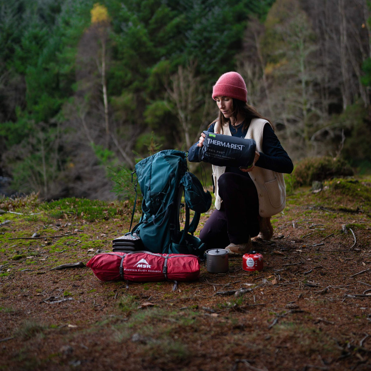 Therm-A-Rest Trail Pro Sleeping Pad Tide - 53 Degrees North