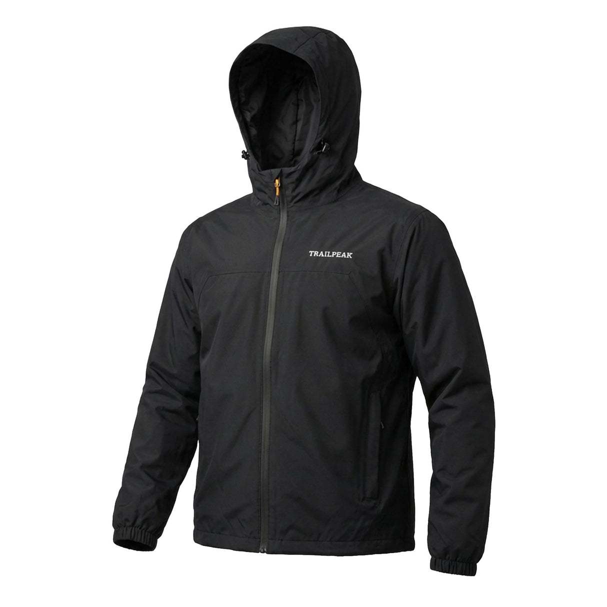 Trailpeak Men's Waterproof Jacket Black / Small-Black / Medium-Black / Large-Black / X-Large-Black / XX-Large - 53 Degrees North
