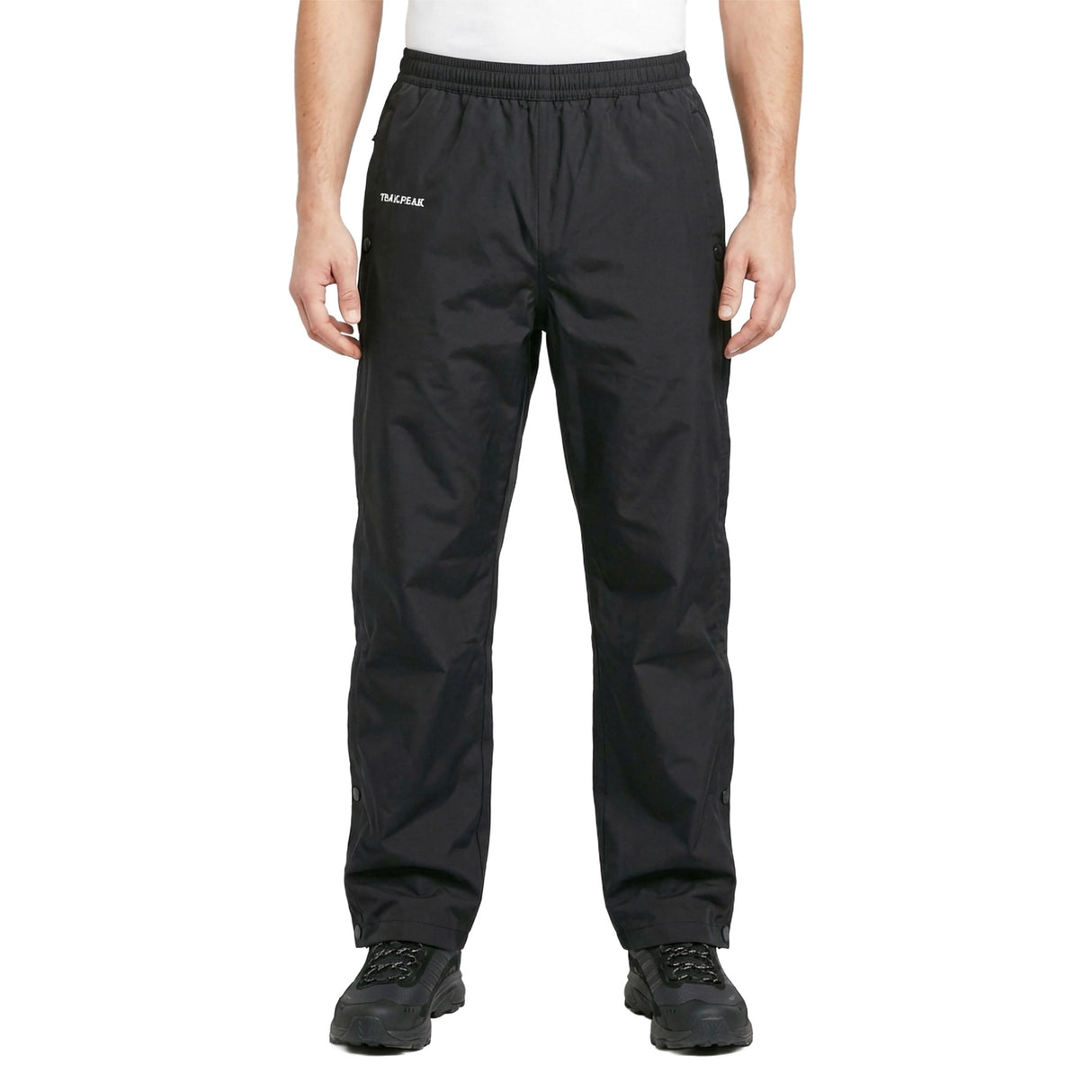 Trailpeak Men's Waterproof Overtrousers Black / Short / Small-Black / Short / Medium-Black / Short / Large-Black / Short / X-Large-Black / Short / XX-Large - 53 Degrees North