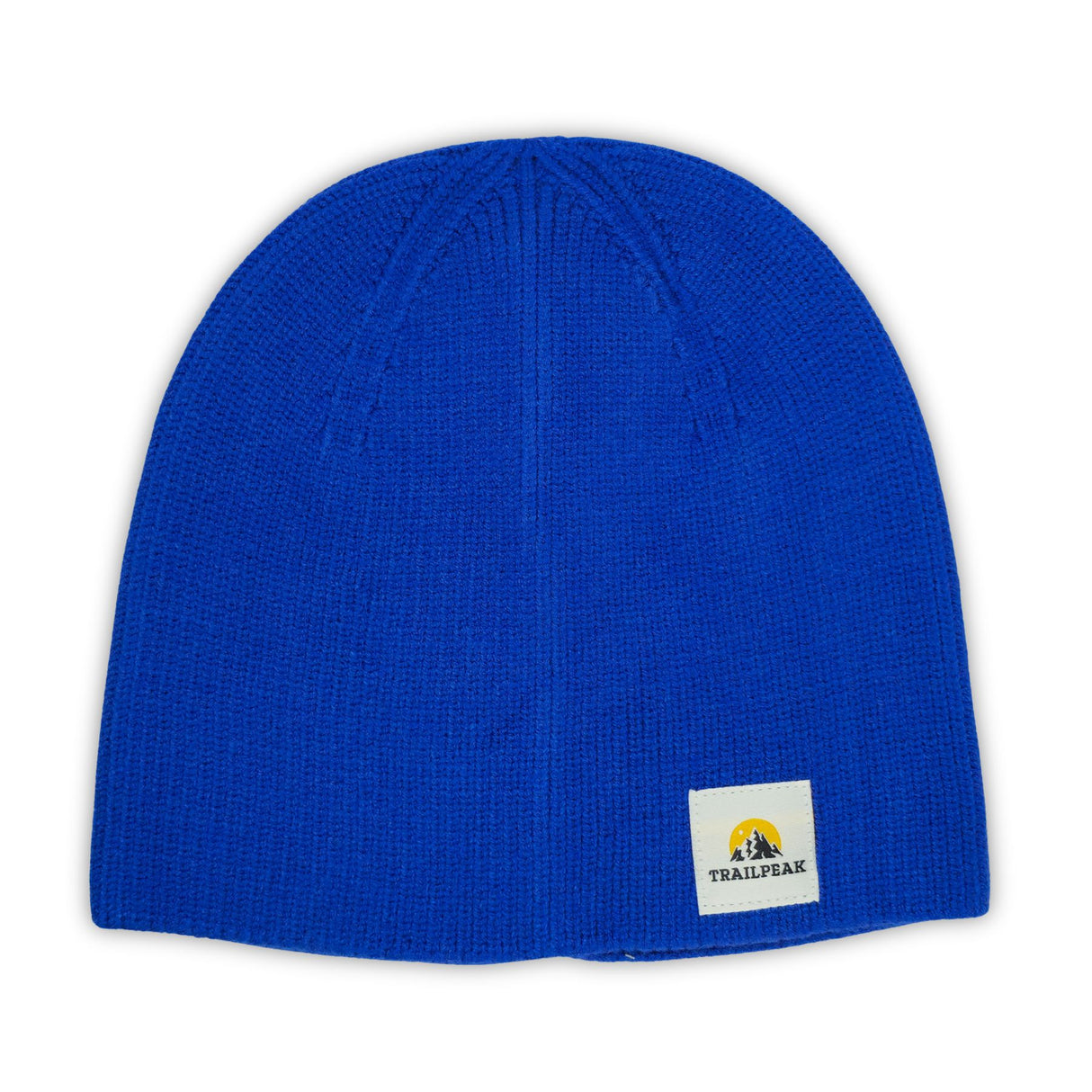 Trailpeak Soft Knit Uncuffed Beanie Grey-Black-Blue-Green - 53 Degrees North