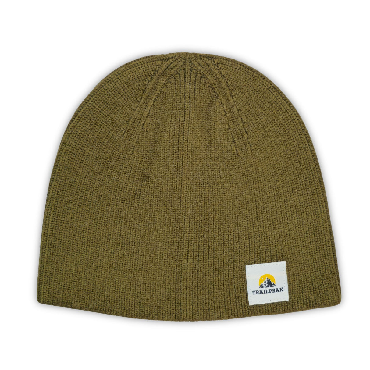 Trailpeak Soft Knit Uncuffed Beanie Grey-Black-Blue-Green - 53 Degrees North