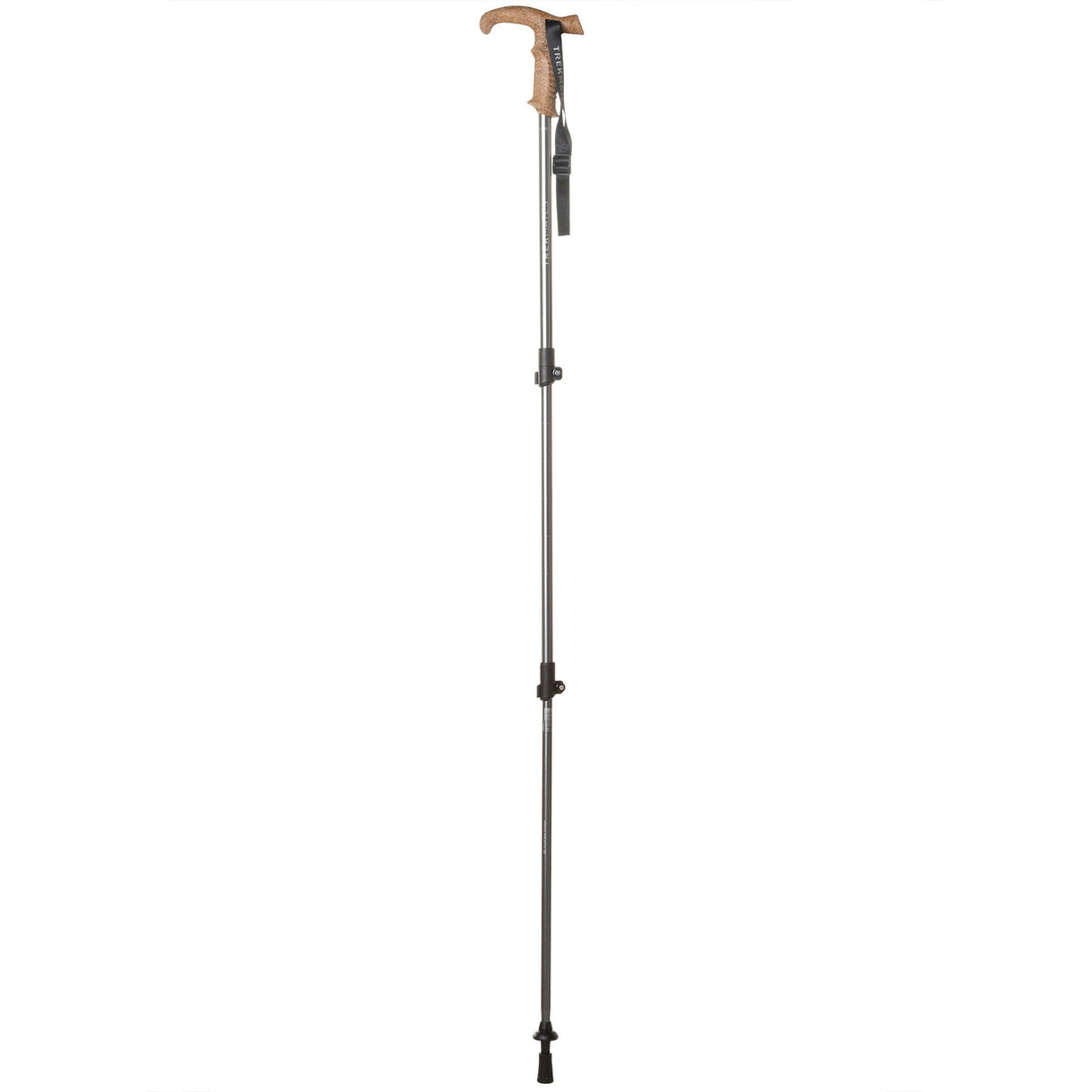 Trekmates Wanderer Lock Pole Graphite-Asphalt - 53 Degrees North