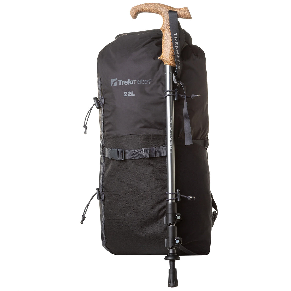 Trekmates Wanderer Lock Pole Graphite-Asphalt - 53 Degrees North