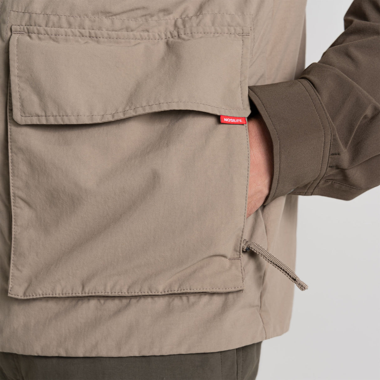 Craghoppers Men's Nosilife Adventure III Vest Pebble / Small-Pebble / Medium-Pebble / Large-Pebble / X-Large-Pebble / XX-Large #- 53 Degrees North