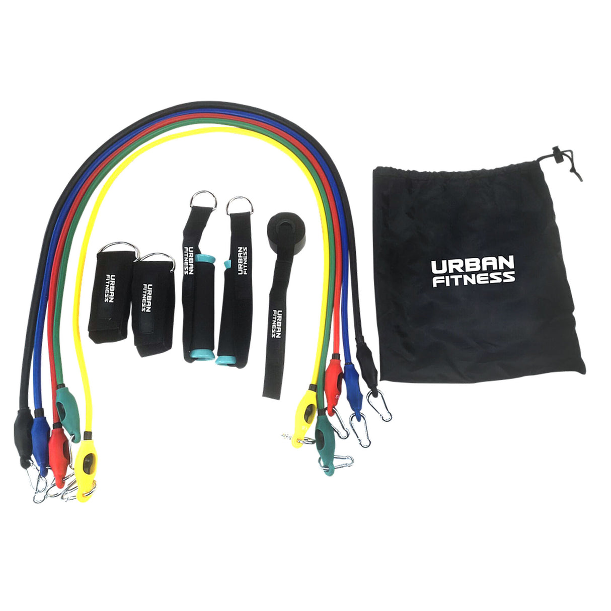 Urban Fitness 11pc Resistance Tube Set Default Title - 53 Degrees North