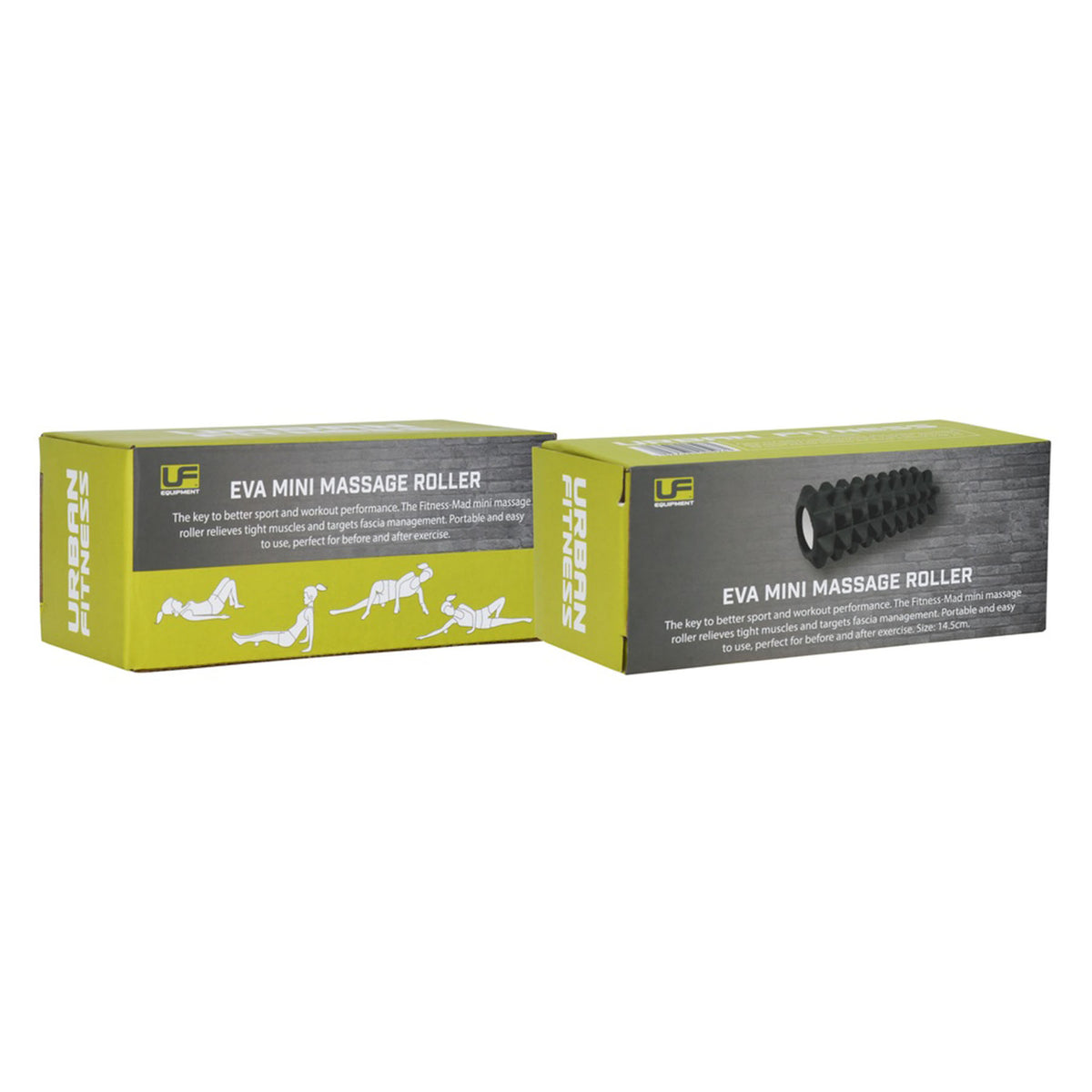 Urban Fitness EVA Mini Massage Roller Black - 53 Degrees North