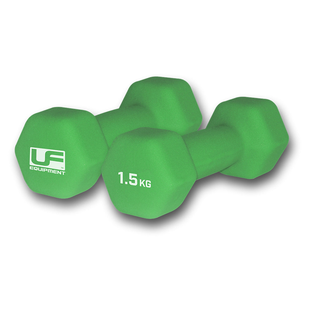 Urban Fitness Hex Dumbbells (Pair) 2 x 0.5 kg-2 x 1 kg-2 x 1.5 kg-2 x 2 kg - 53 Degrees North