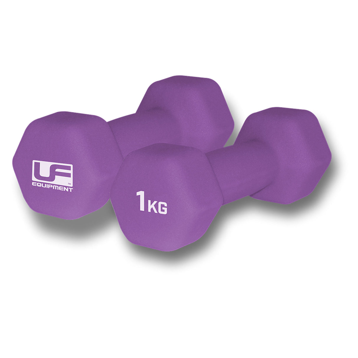 Urban Fitness Hex Dumbbells (Pair) 2 x 0.5 kg-2 x 1 kg-2 x 1.5 kg-2 x 2 kg - 53 Degrees North