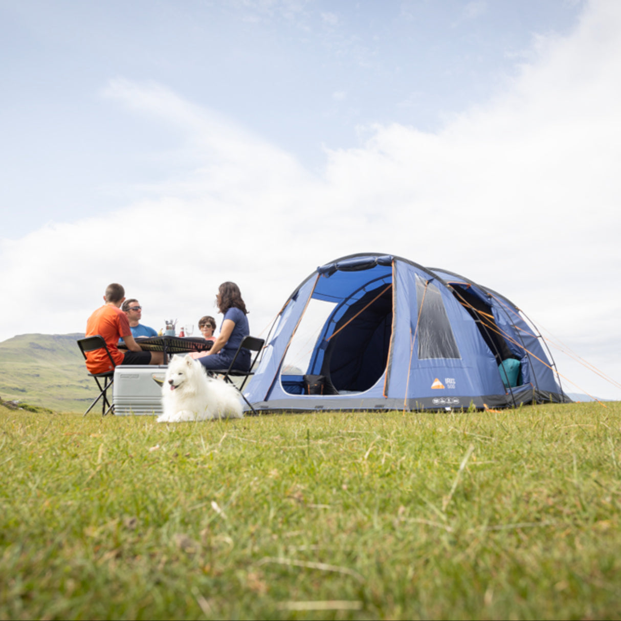 Vango Iris 500 5-Person Tent Twilight Blue - 53 Degrees North