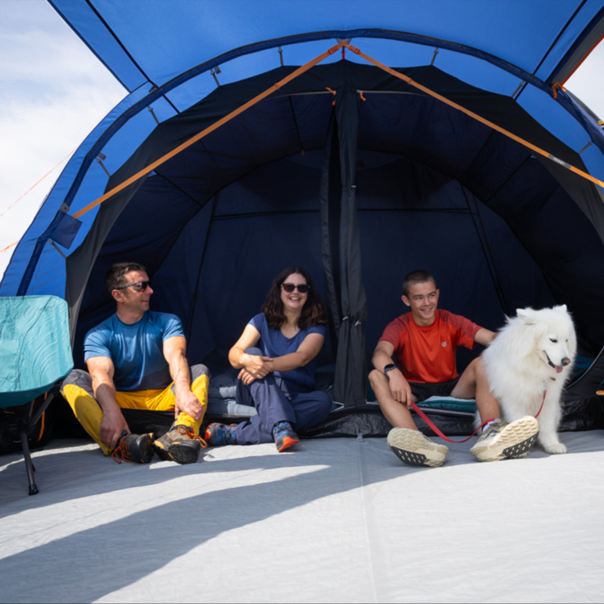 Vango Iris 500 5-Person Tent Twilight Blue - 53 Degrees North