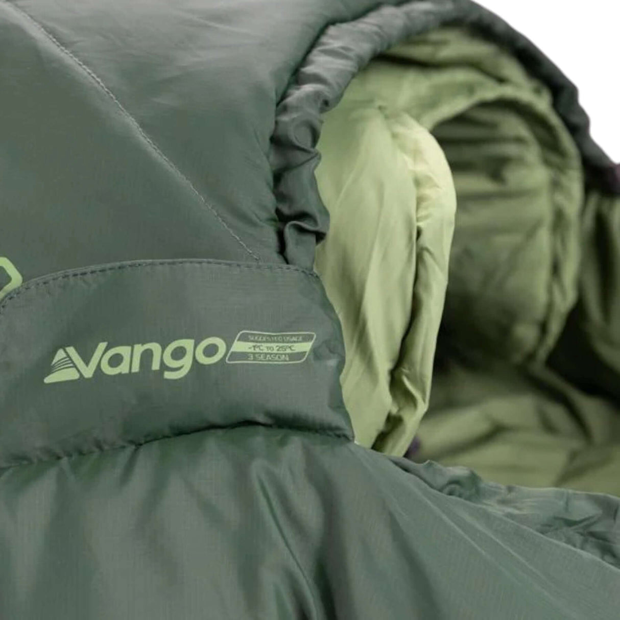 Vango Mantis 300 Sleeping Bag Pine Green - 53 Degrees North
