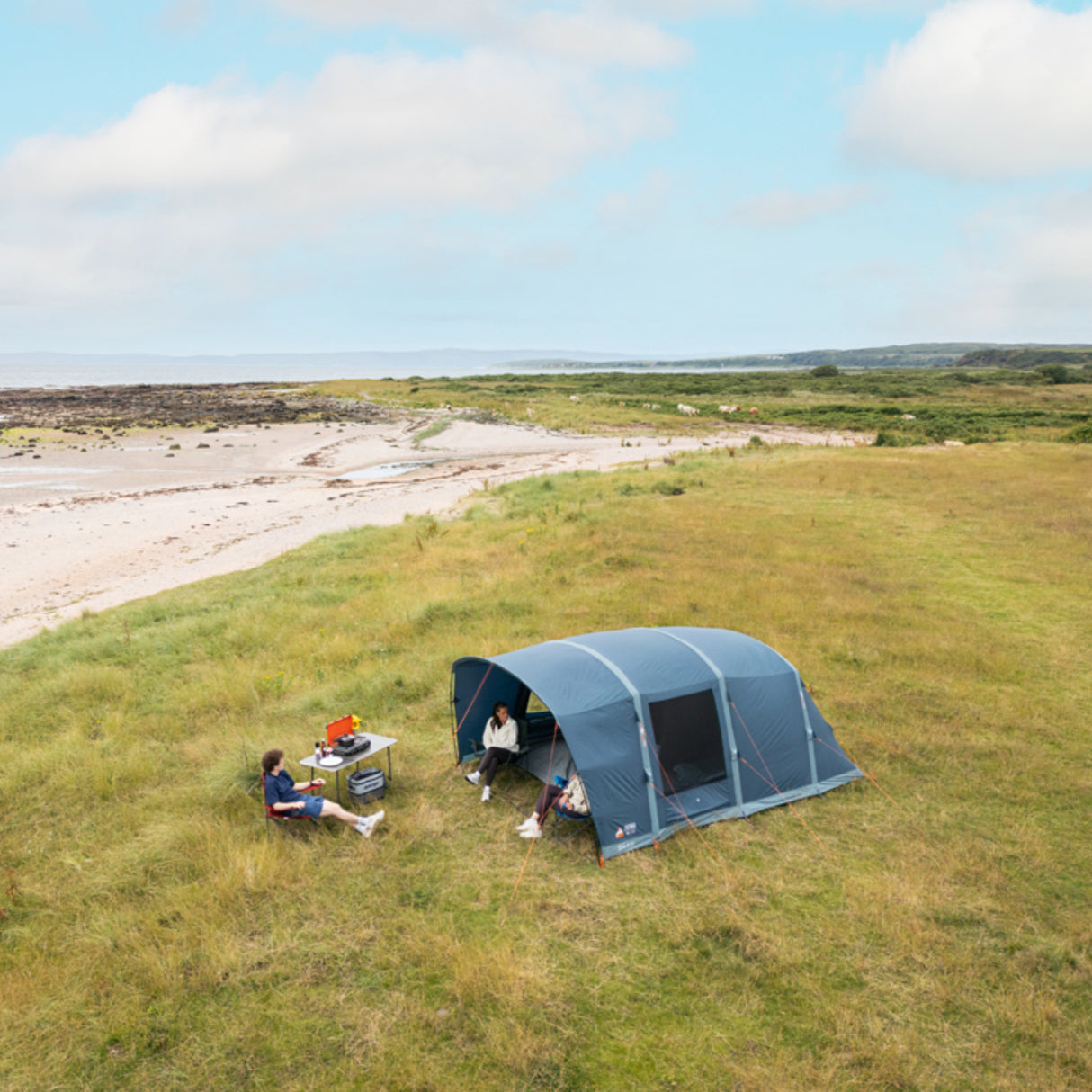 Vango Sierra Air 500 5-Person Tent Deep Blue - 53 Degrees North