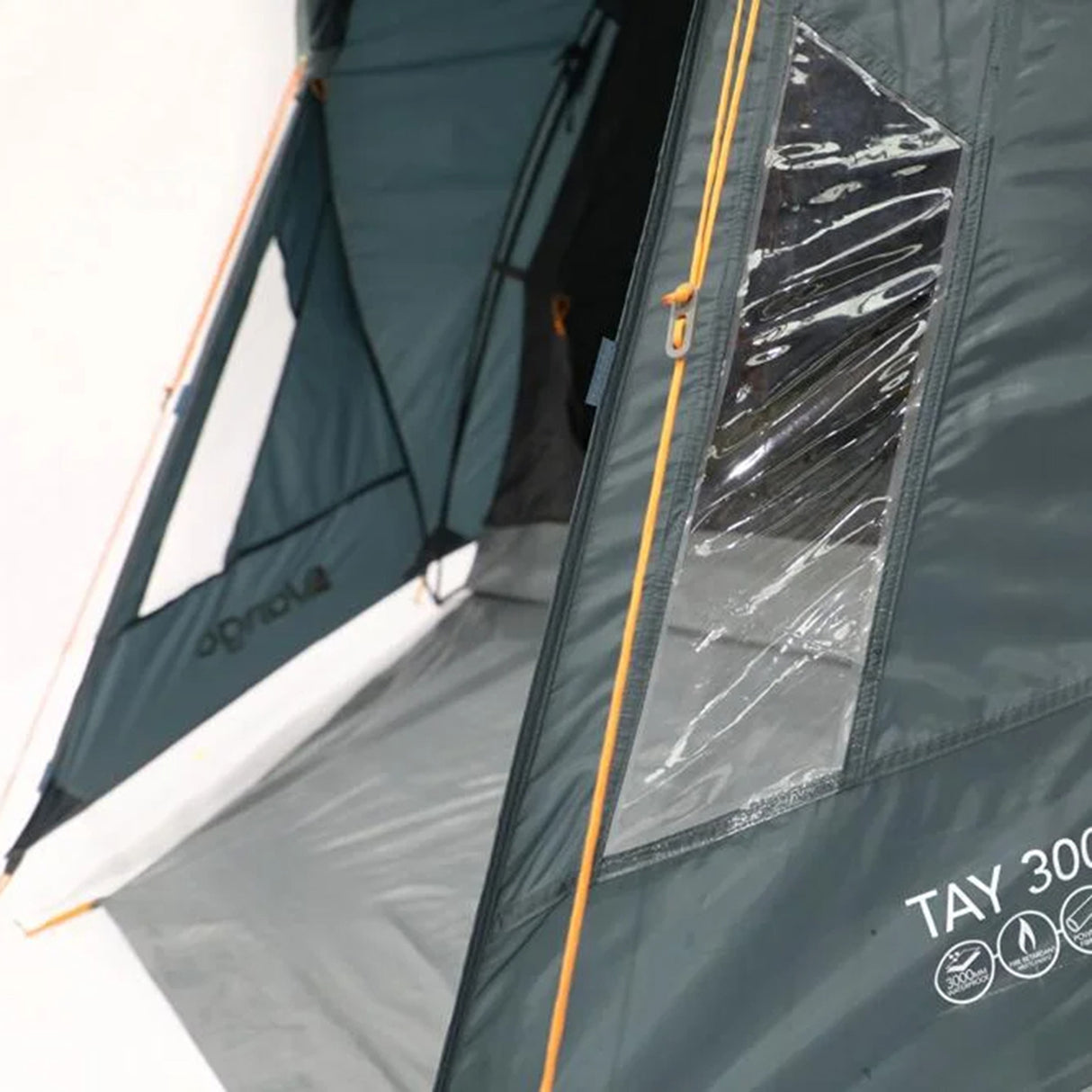 Vango Tay 300 3 Person Adventure Tent Peridot Green-Deep Blue - 53 Degrees North