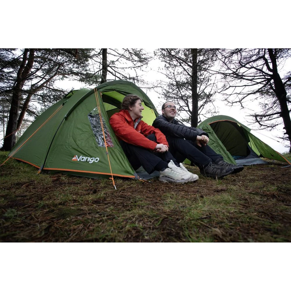 Vango Tay 300 3 Person Adventure Tent Peridot Green-Deep Blue - 53 Degrees North