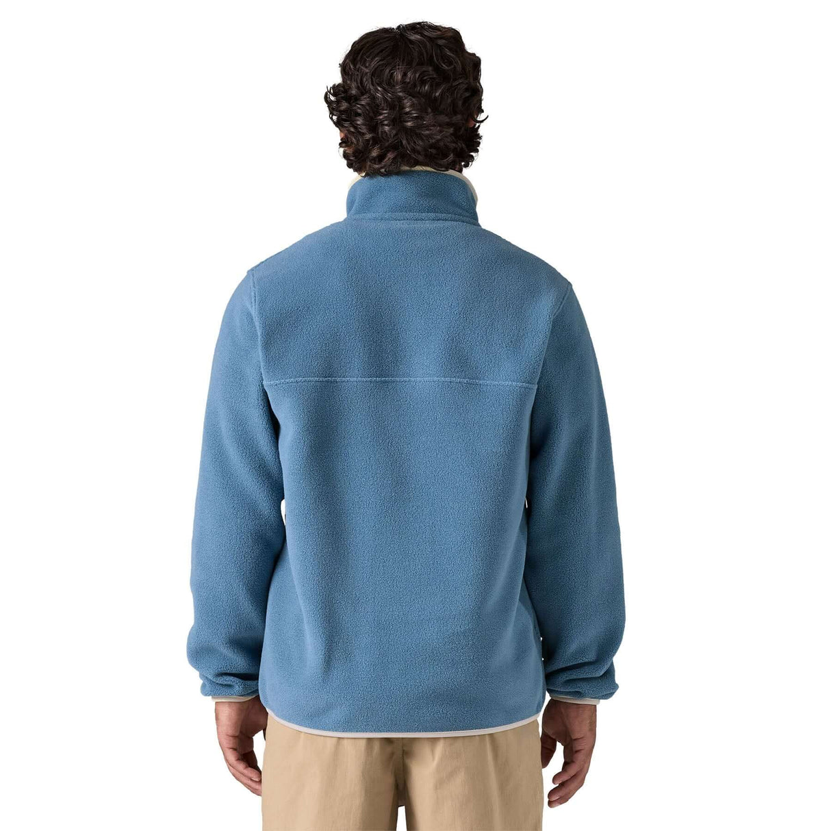 Patagonia Men's Lightweight Synchilla Snap-T Pullover Pollinator Orange / Small-Pollinator Orange / Medium-Pollinator Orange / Large-Pollinator Orange / X-Large-Quilty Fitz/Wetland Blue / Small - 53 Degrees North