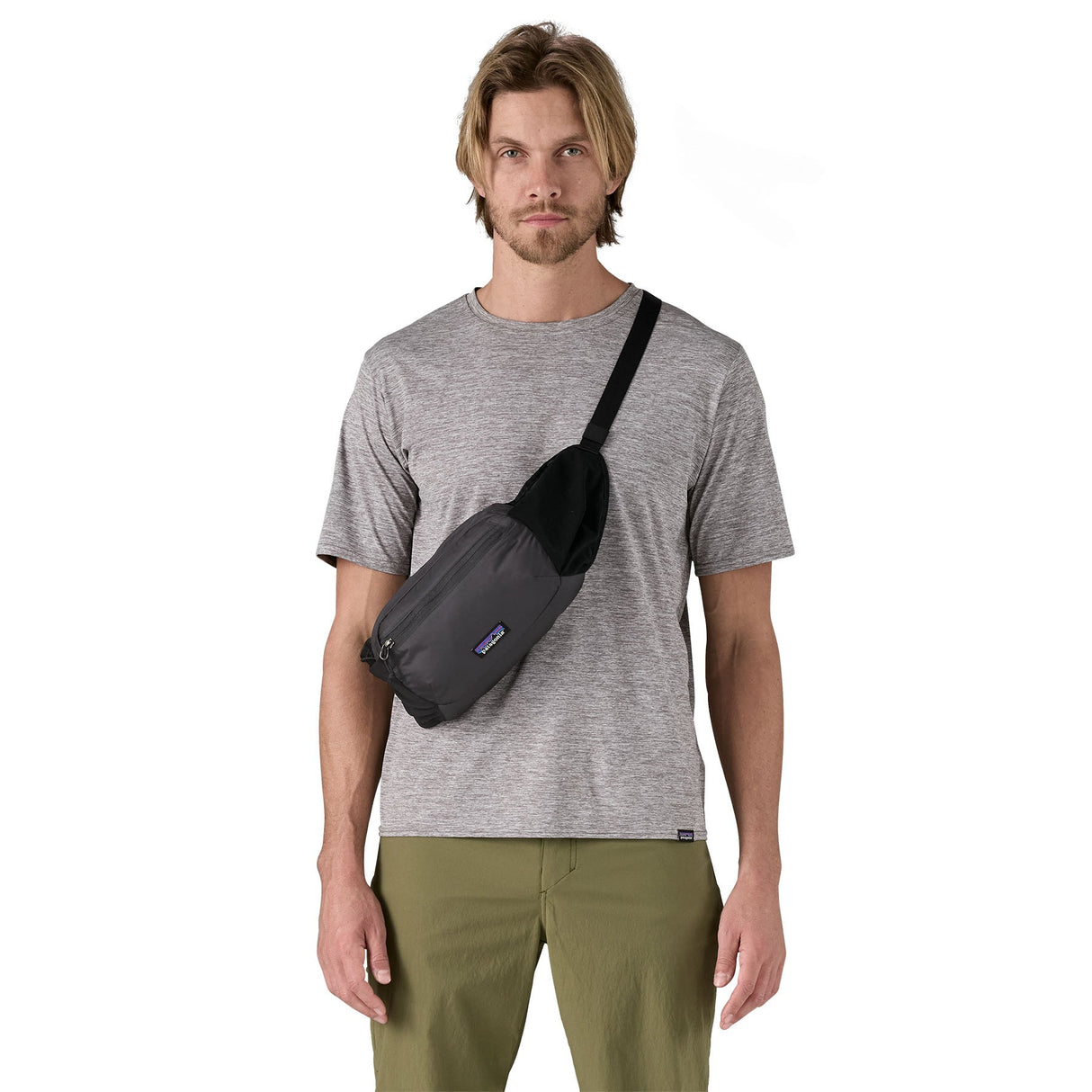 Patagonia Terravia Hip Pack Black-Patchwork/Barnacle Blue - 53 Degrees North