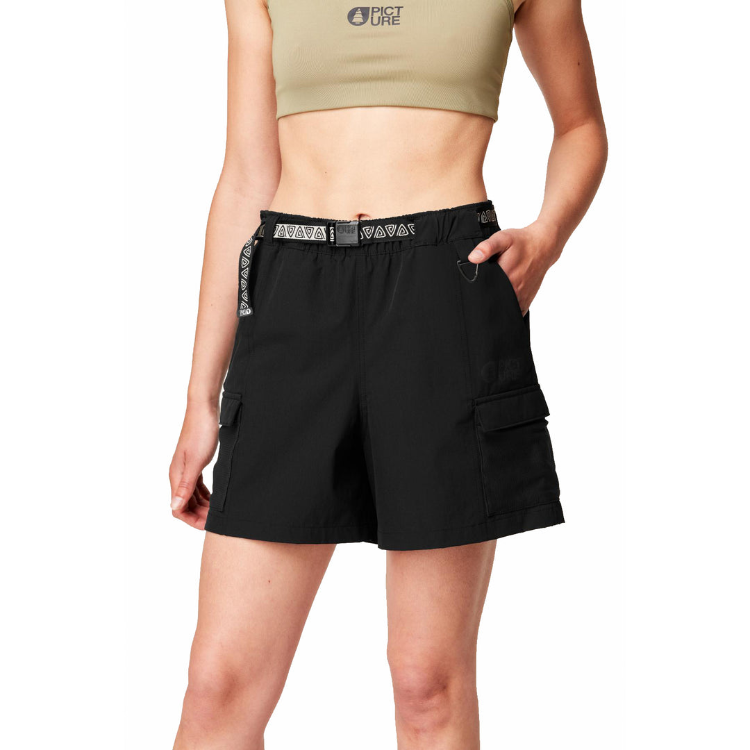 Women's Camba Stretch Shorts #color_black