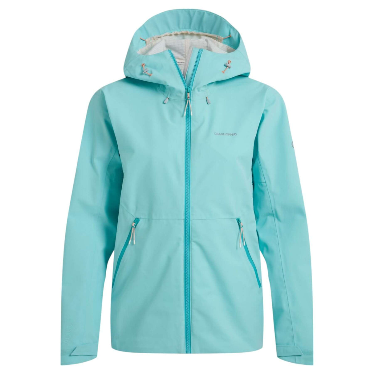 Craghoppers Women's Dynamic Pro III Jacket Aqua Sky / X-Small-Aqua Sky / Small-Aqua Sky / Medium-Aqua Sky / Large-Aqua Sky / X-Large #- 53 Degrees North