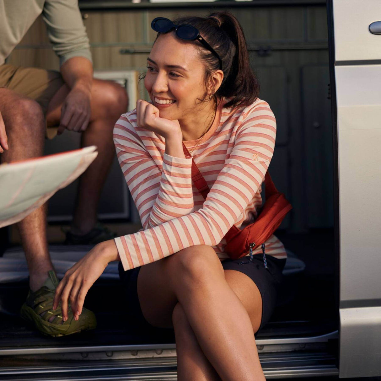 Craghoppers Women's Nosilife Akona Long Sleeve Top Nimbus Blue Stripe / X-Small-Nimbus Blue Stripe / Small-Nimbus Blue Stripe / Medium-Nimbus Blue Stripe / Large-Nimbus Blue Stripe / X-Large #- 53 Degrees North