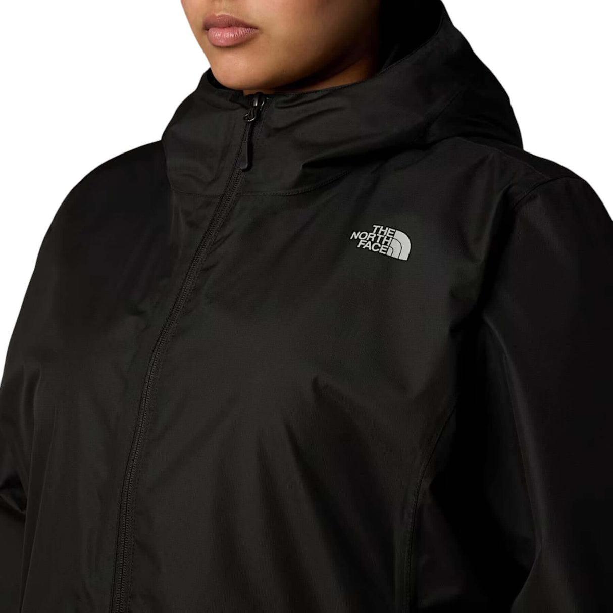 The North Face Women's Quest Plus Waterproof Jacket TNF Black/Foil Grey / 1X-TNF Black/Foil Grey / 2X-TNF Black/Foil Grey / 3X #- 53 Degrees North
