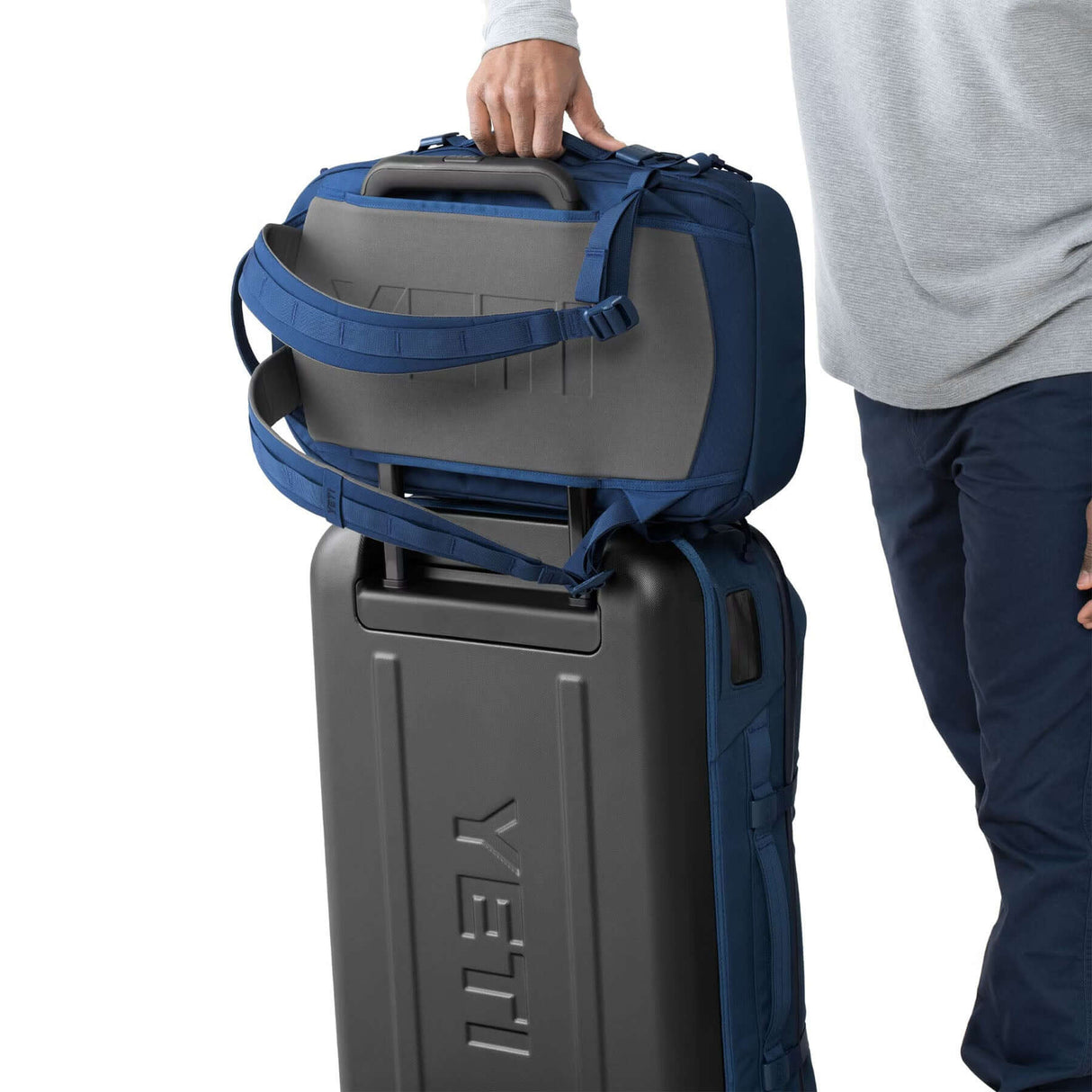 YETI Crossroads Backpack 22L Black-Sandstone Pink-Navy - 53 Degrees North