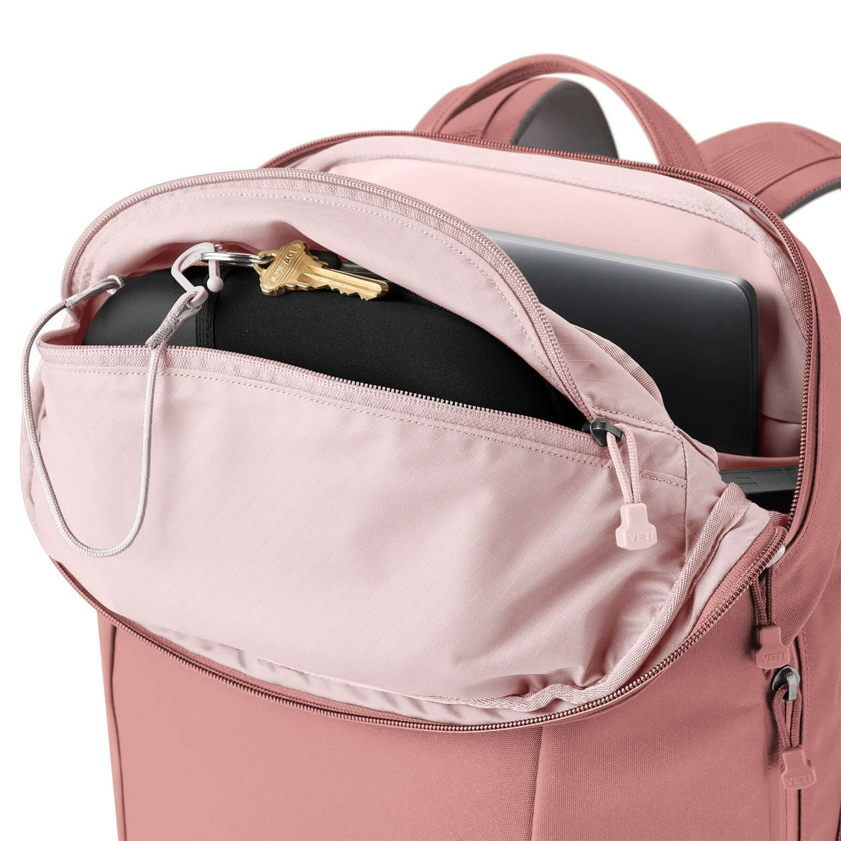 YETI Crossroads Backpack 22L Black-Sandstone Pink-Navy - 53 Degrees North