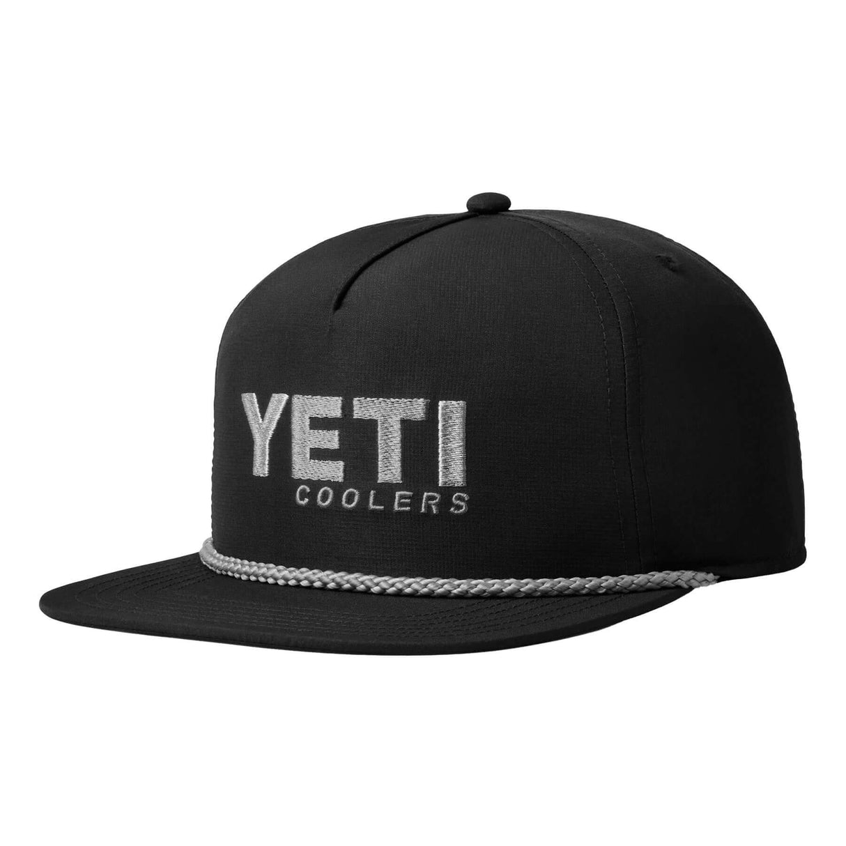YETI Flat Brim Rope Hat Black-Navy - 53 Degrees North